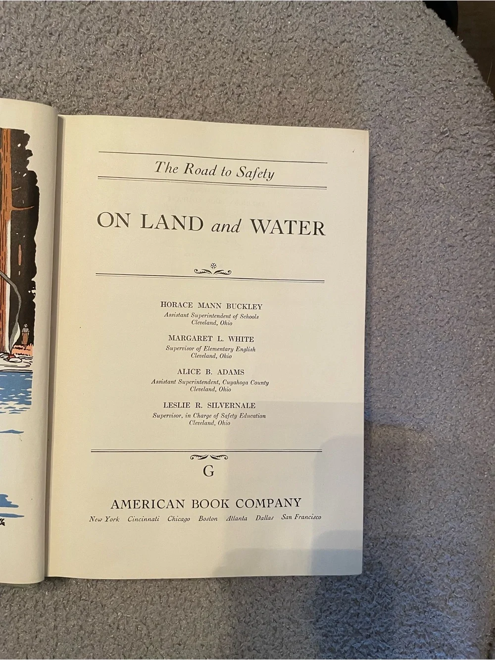 Vintage On Land and Water Book